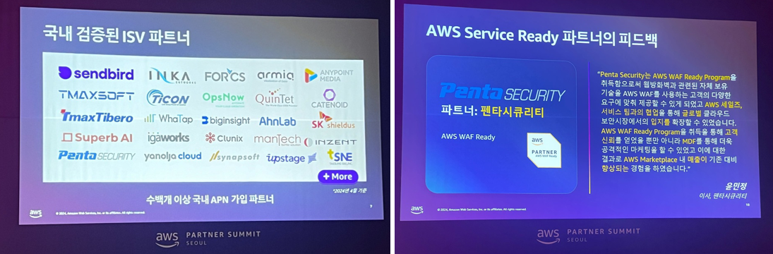 AWS Partner Summit 2024 Seoul, AWS ISV Accelerate Program, Penta Security, Cloudbric